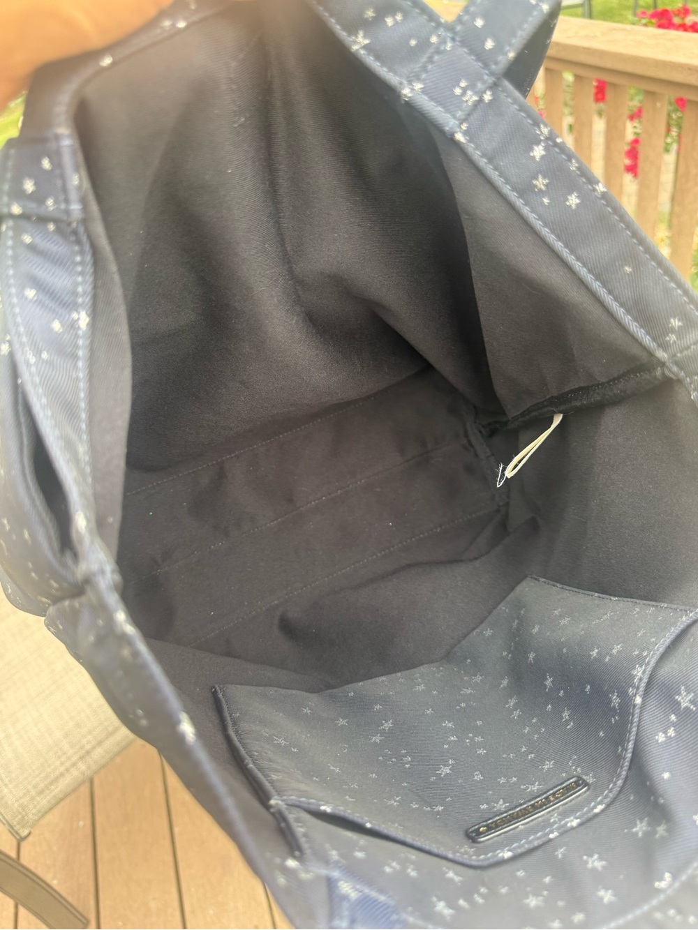 EUC Kate Spade New York "On Purpose" Midnight Stars Bow Tote Limited Edition - Picture 12 of 13